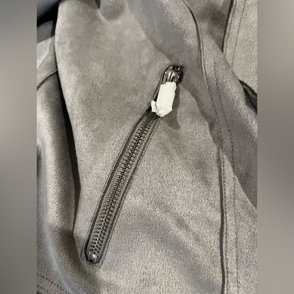 Suede Anthropologie Utility Jacket - Picture 2 of 7